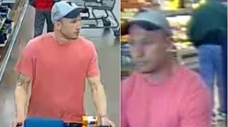 This is the man Acworth cops say walked out of a Walmart with a cart full of items, more than $500 worth.