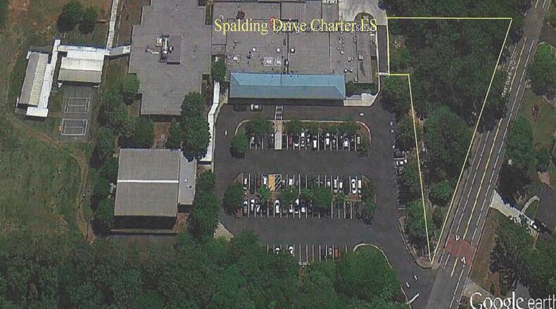 Sandy Springs recently renewed an agreement with the Fulton County Board of Education for community use of the Spalding Drive Elementary School passive park along Spalding Drive. (Courtesy City of Sandy Springs)