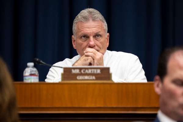 U.S. Rep. Buddy Carter, R-St. Simons Island, attended a House Energy and Commerce hearing earlier this month.