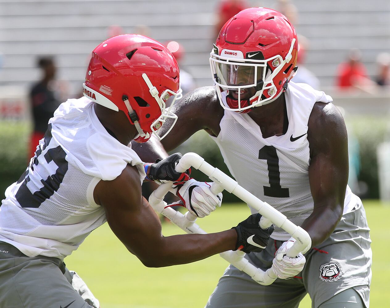 Photos: Bulldogs work out, host fans in Athens