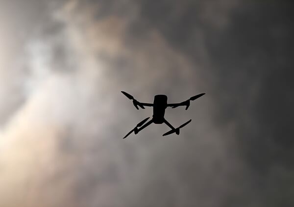 Drone Sgt. Shaquita Kent said the aircraft can examine a property more broadly, reaching areas officers can't see. (Hyosub Shin/AJC)