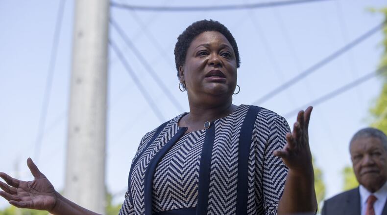 Atlanta City council president Felicia Moore authored proposed legislation to create a new compliance office to investigate allegations public corruption and other violations in city government. ALYSSA POINTER/ALYSSA.POINTER@AJC.COM