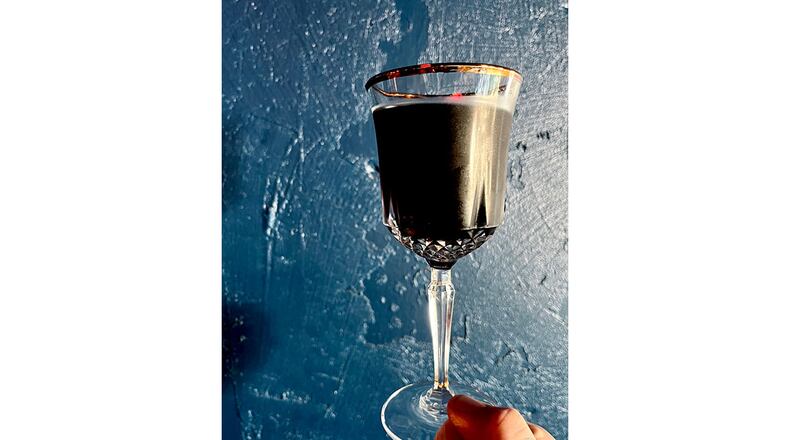 Whoopsie’s corpse reviver #3 is made with Campari, curaçao and cognac. Angela Hansberger for The Atlanta Journal-Constitution
