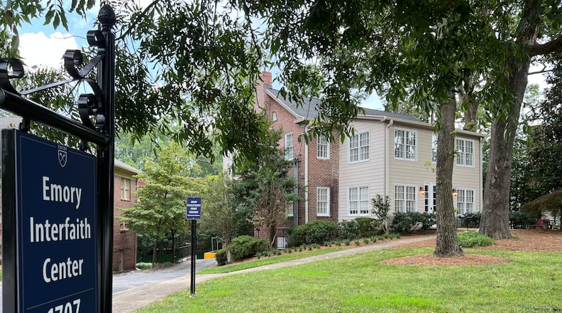 The Interfaith Center at Emory University, a renovation of an existing building, opened this semester. Emory University leaders are trying to ensure students have opportunities to express their views about the Israel-Hamas war while addressing concerns about statements that some consider offensive. (Courtesy photo)