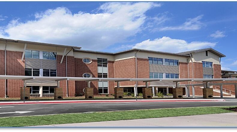 An artist rendering of the planned North Fulton Stem campus opening in 2020. School board members approved an architect to design the counterpart south campus at its most recent meeting.