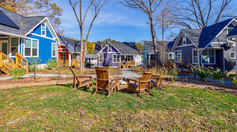 In 2019, Georgia’s first tiny home neighborhood was approved in DeKalb County in Clarkston. The city worked with the MicroLife Institute, and developed “The Cottages on Vaughan,” an eight-home community sitting on half an acre.