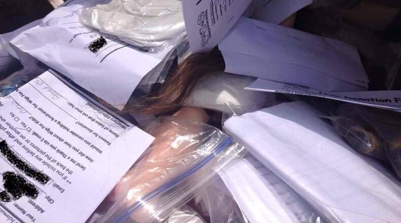 Hair meant for donations found in dumpster in Gastonia
