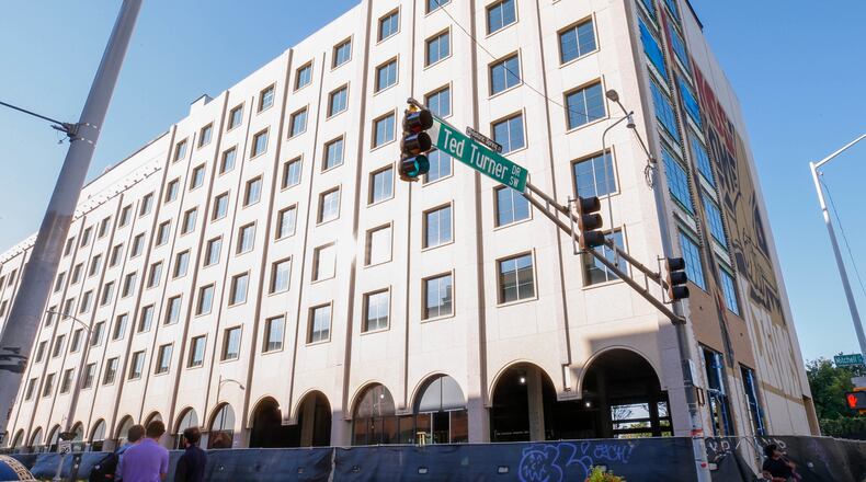 This centerpiece of South Downtown is a century-old bank building that was owned by Newport in Atlanta on Tuesday, August 1, 2023. (Katelyn Myrick/katelyn.myrick@ajc.com)