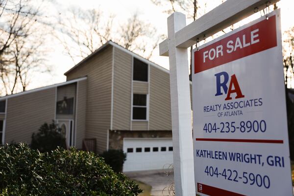 Vies of a home for sale in Roswell shown on Monday, Dec. 22, 2025. (Natrice Miller/AJC)