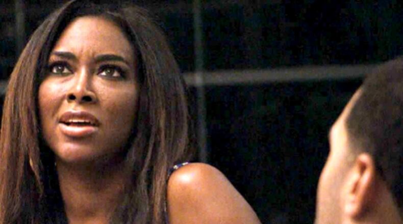 Kenya and Apollo have a heart to heart that goes nowhere. CREDIT: Bravo