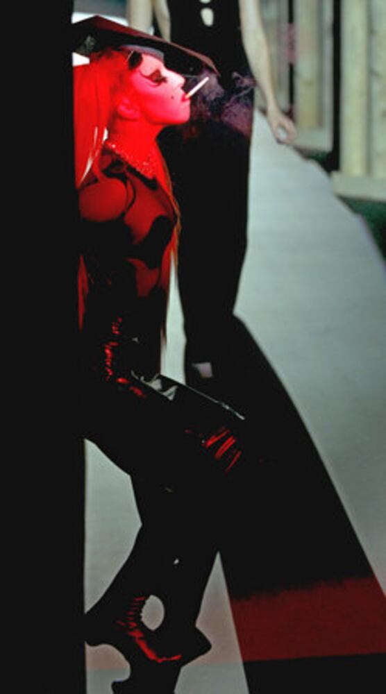 Lady Gaga walks Thierry Mugler runway in Paris