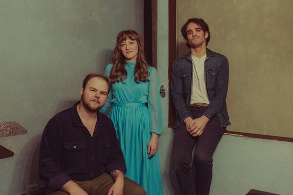 The Wildwoods are (from left) Noah Gose, songwriter and guitarist; violinist Chloe Gose; and Andrew Vaggalis, stand-up bass. (Courtesy of Ben Collins)
