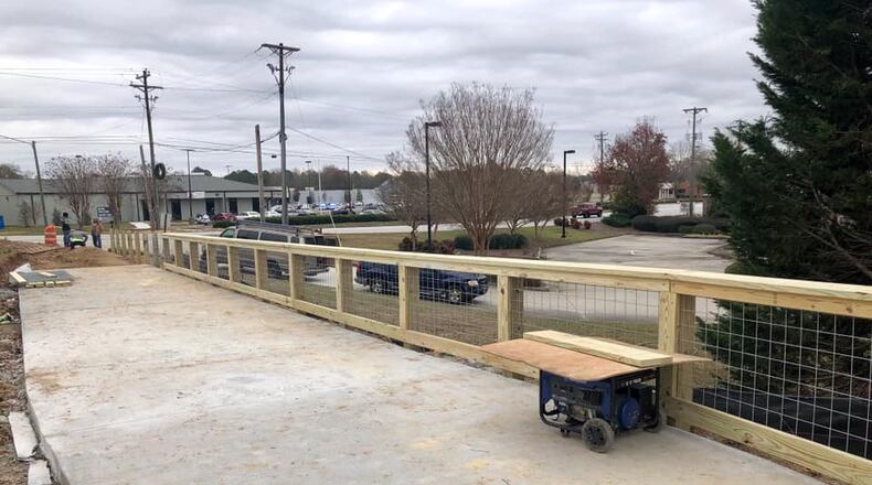 Phase 1 of Snellville's Greenway Trail is expected to be completed in January, 2021. (Courtesy City of Snellville)