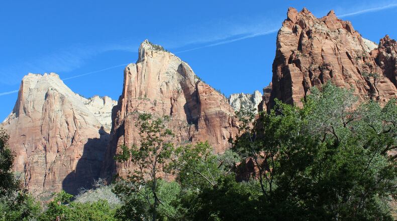 A hiker who had been missing since Oct. 6 in Zion National Park, Utah, has been found alive, according to reporter Brian Schnee. (Ellen Creager/Detroit Free Press/TNS)