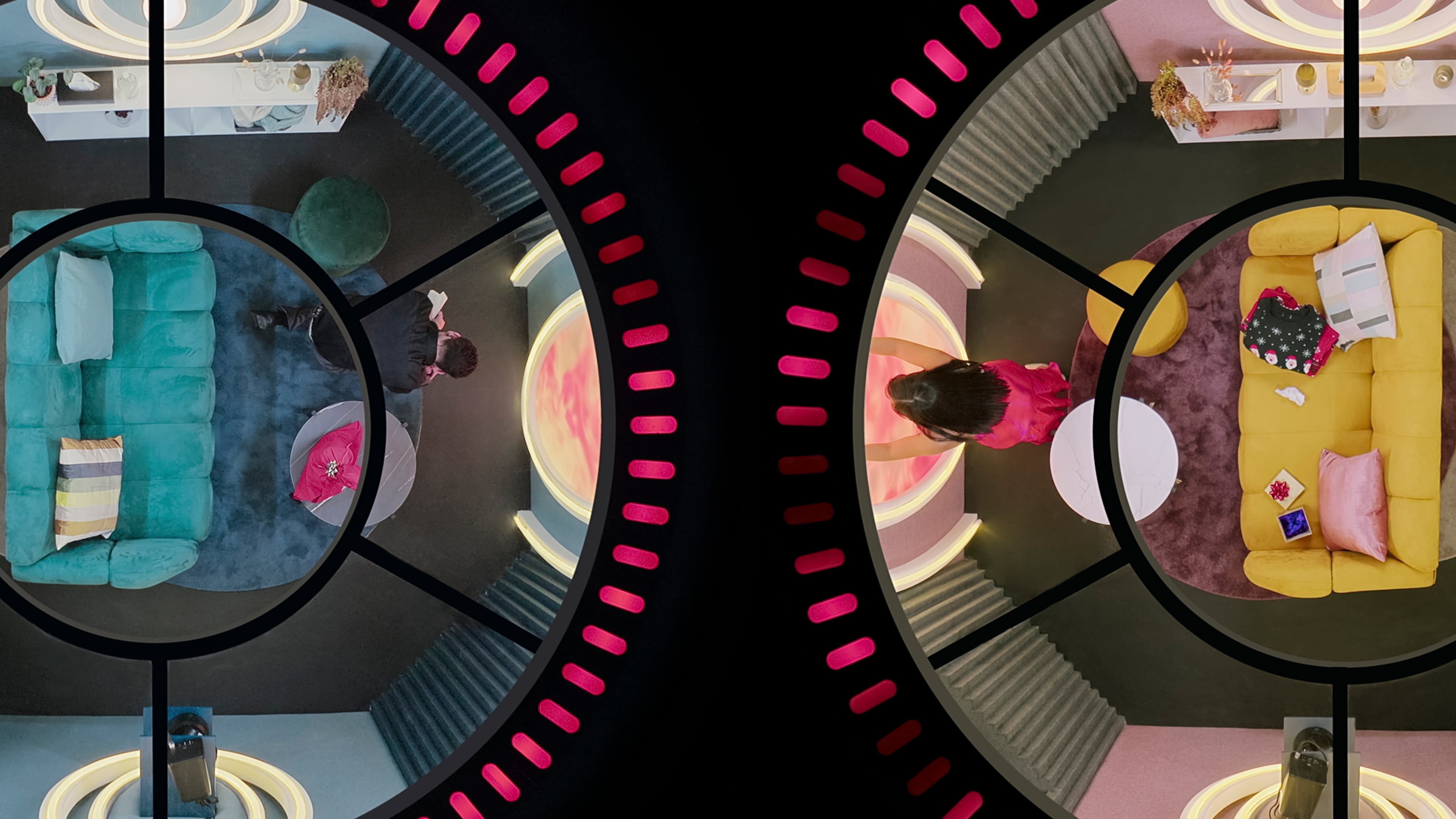 This image released by Netflix shows a scene from "Love is Blind: México." (Netflix via AP)