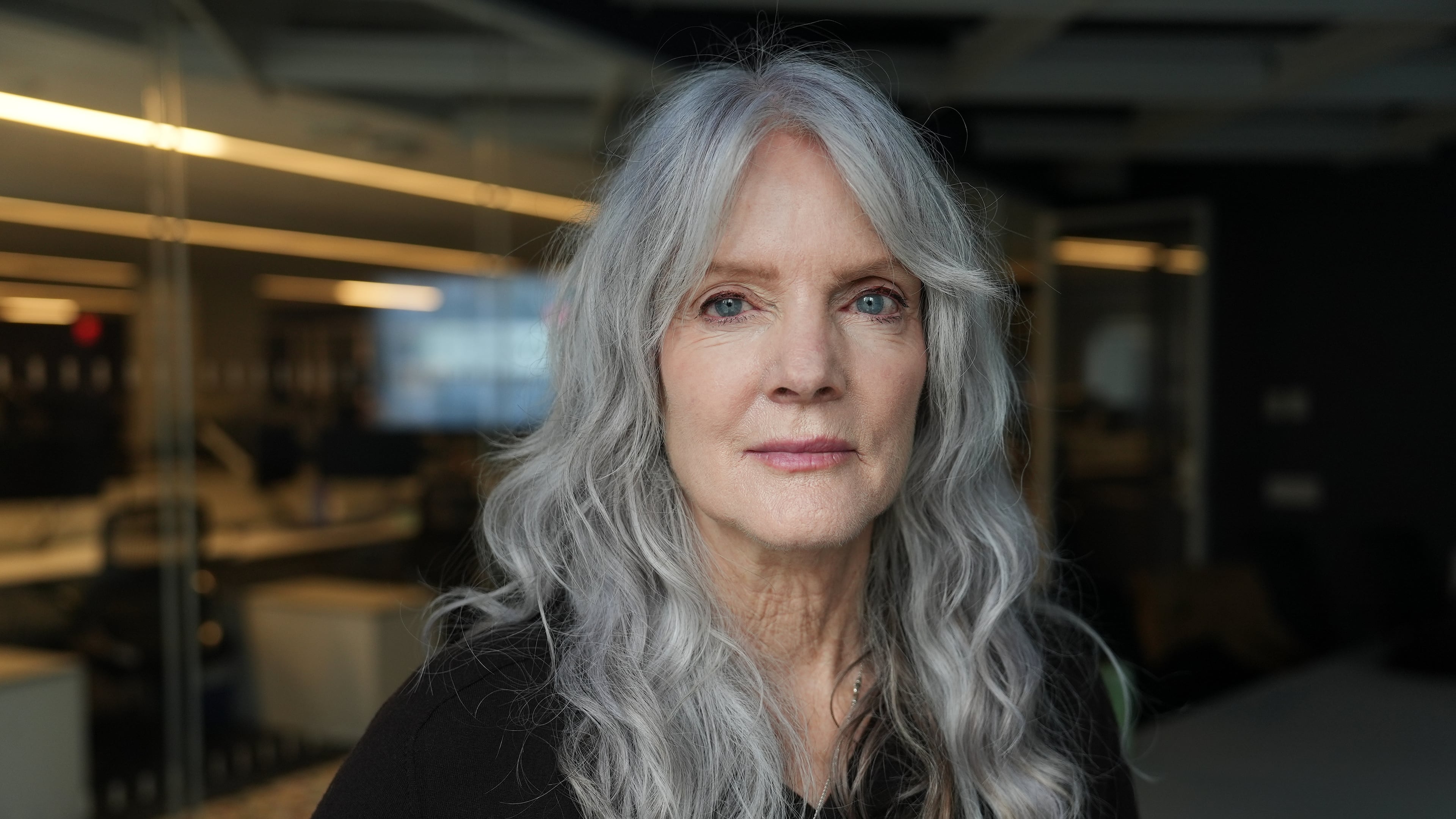 Maggie Baird, mother of world-famous musicians Billie Eilish and Finneas, poses for a photo Monday, Sept. 22, 2025, in New York. Baird founded Support + Feed, which is a nonprofit that advocates for a more climate-friendly food system and provides plant-based meals to people in need. (AP Photo/Mary Conlon)