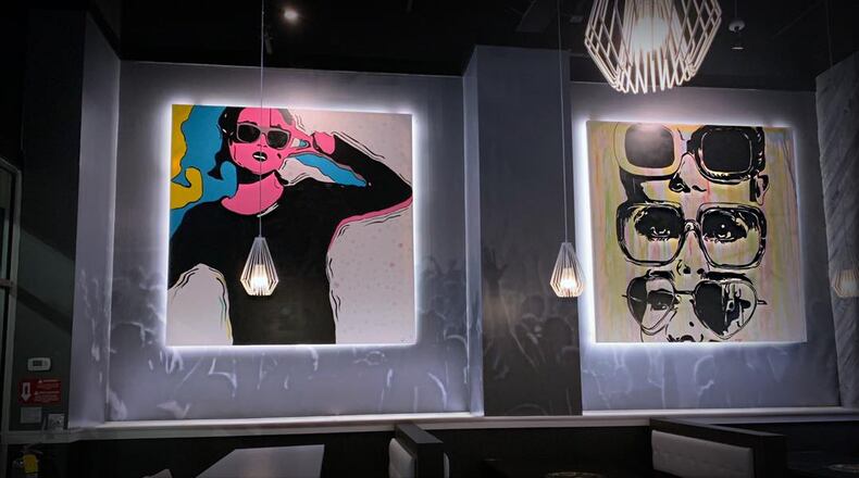 The interior of KPOP Korean BBQ & Grill in Woodstock.