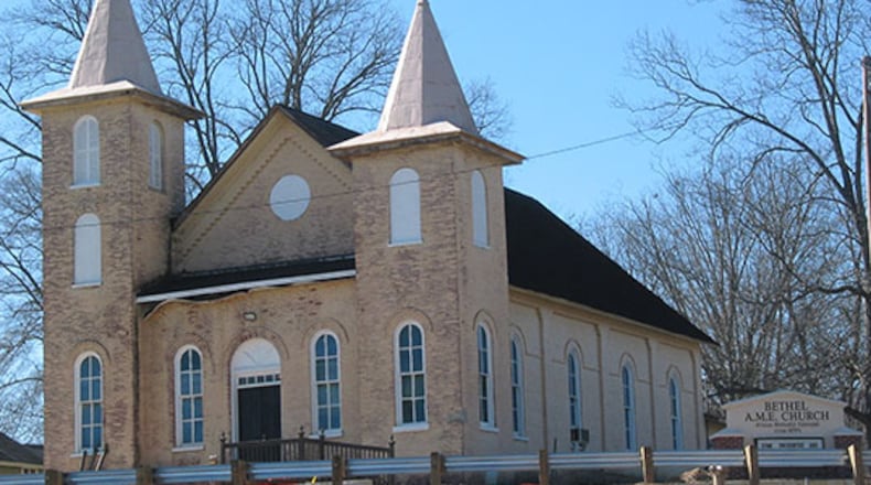 Bethel AME Church in Acworth was built in 1882 and is on on the National Register of Historic Places.