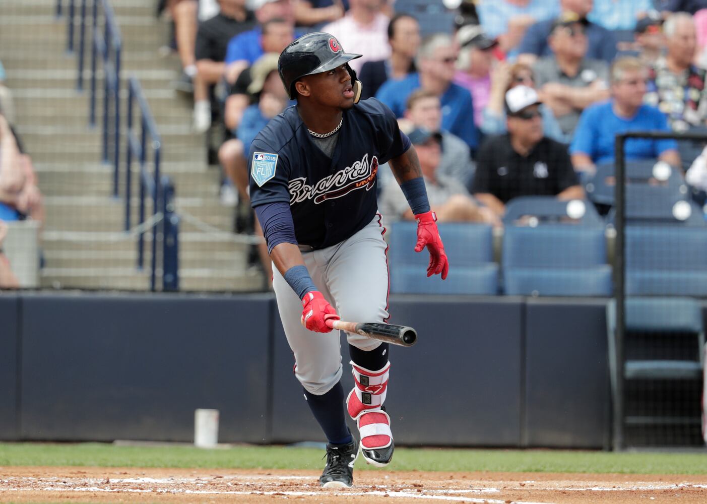 Photos: Braves fall to Yankees in eventful spring game