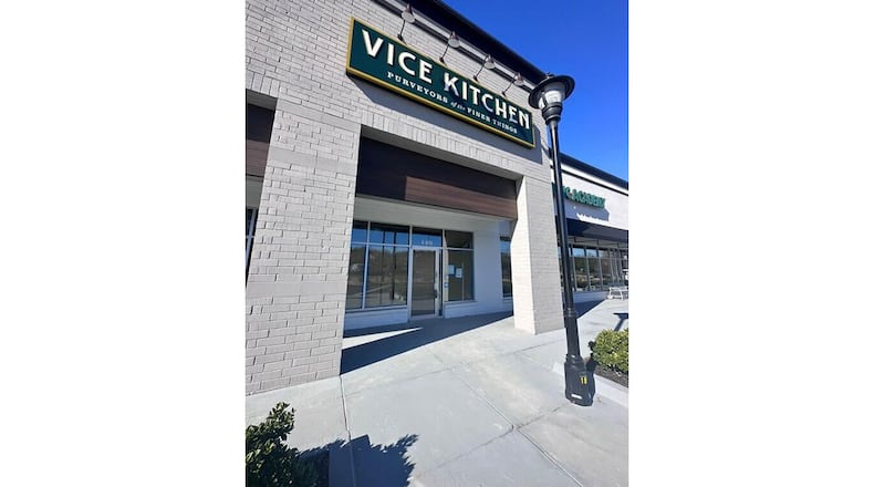 The exterior of Vice Kitchen, a butcher and retail shop in Johns Creek. / Courtesy of Vice Kitchen