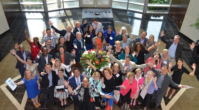 Members of the Community Foundation for Northeast Georgia and local nonprofits at the foundation's annual grant awards celebration. SPECIAL PHOTO