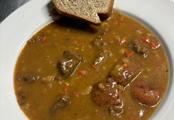 Marlay’s lamb stew is thick and hearty and incorporates barley into the mix. (Courtesy of the Marlay House)