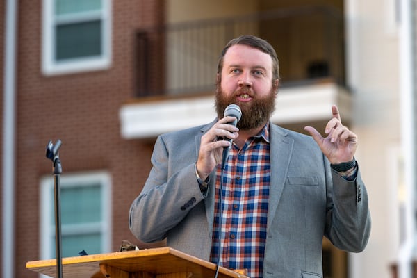 State Rep. Jordan Ridley, R-Woodstock, has been in the state Legislature since 2023. (Arvin Temkar/AJC)