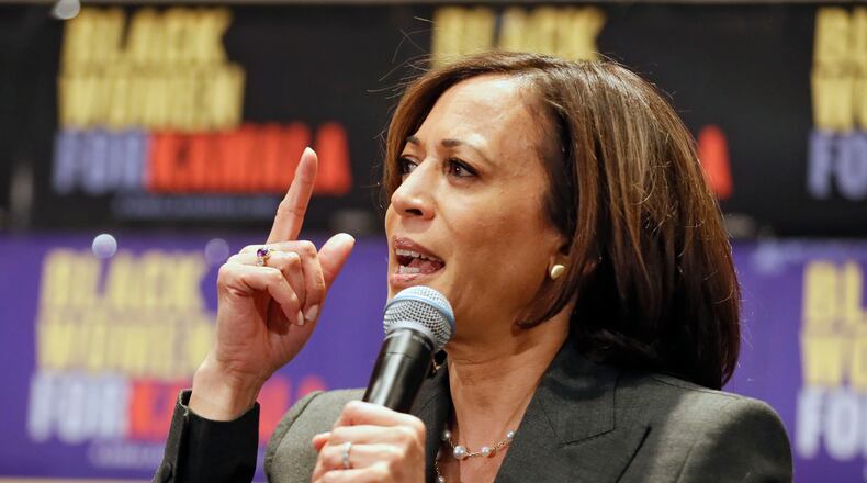 November 21, 2019 - Atlanta - Presidential candidate Kamala Harris headlined a Black Womenâs Power Breakfast co-hosted by Higher Heights and The Collective PAC at the Westin. Bob Andres / robert.andres@ajc.com