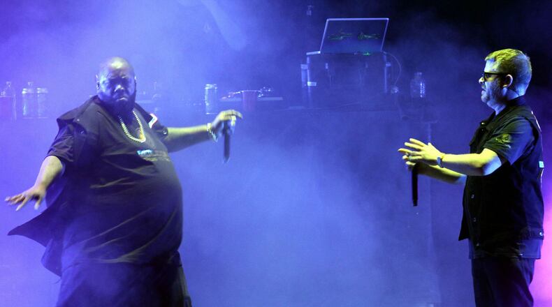 Run the Jewels, featuring Atlanta's Killer Mike (left), will headline Shaky Knees Music Festival in 2021. Robb Cohen Photography & Video /RobbsPhotos.com