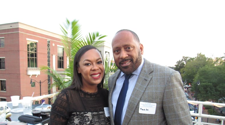 Frank Ski with his fiance Patrice Henry. CREDIT: Rodney Ho/rho@ajc.com