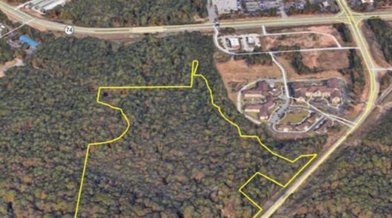 Property that was set aside as part of the original Somerby senior living development will soon become a passive park. Courtesy Peachtree City