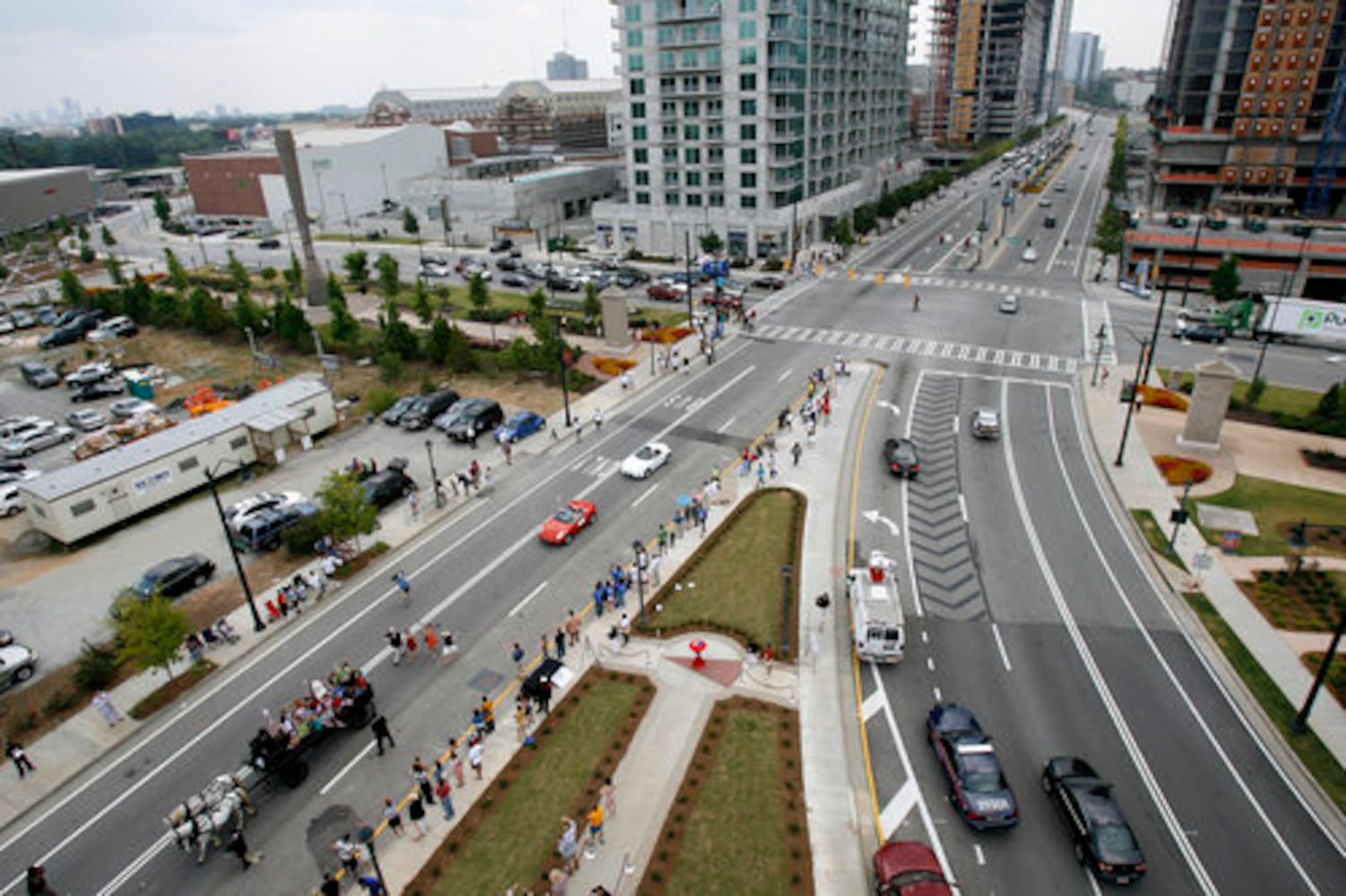 The Millennium Gate opens in Atlanta
