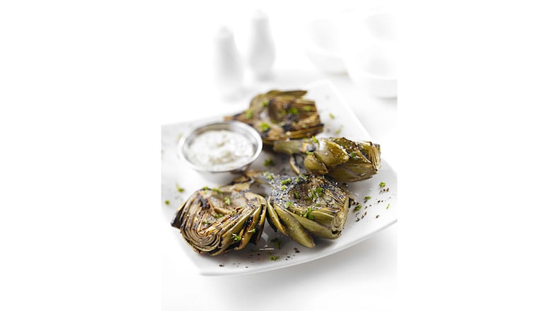 J. Alexander’s Fire Roasted Artichokes  / 
Courtesy of Kyle Dreier