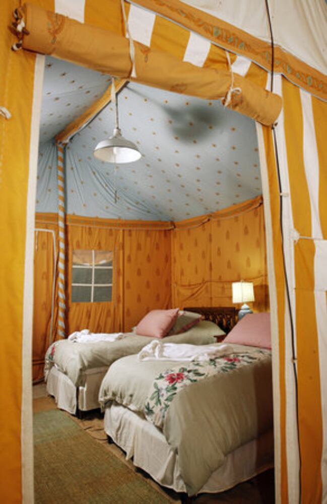 Luxury camping at Ellijay's Martyn House