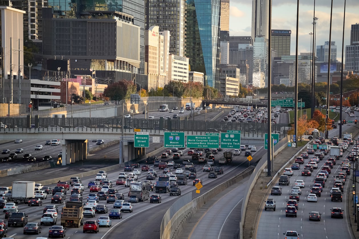 More than 2 million motorists are expected to drive Georgia roads for the Thanksgiving holiday, according to the AAA auto group. (Ben Hendren for the AJC 2024)