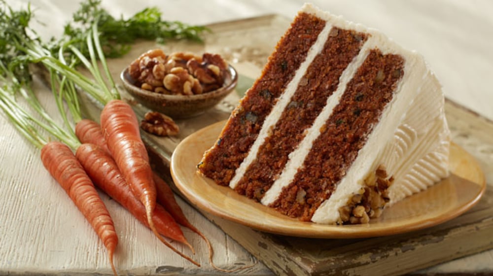 Carrot layer cake from Piece of Cake. Courtesy of Piece of Cake, Inc.