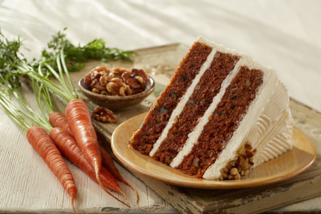 Carrot layer cake from Piece of Cake. Courtesy of Piece of Cake, Inc.