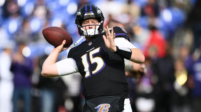Former Ravens quarterback Cooper Rush is the newest addition to the Falcons roster, after more injury concerns to the position group. (Nick Wass/AP)