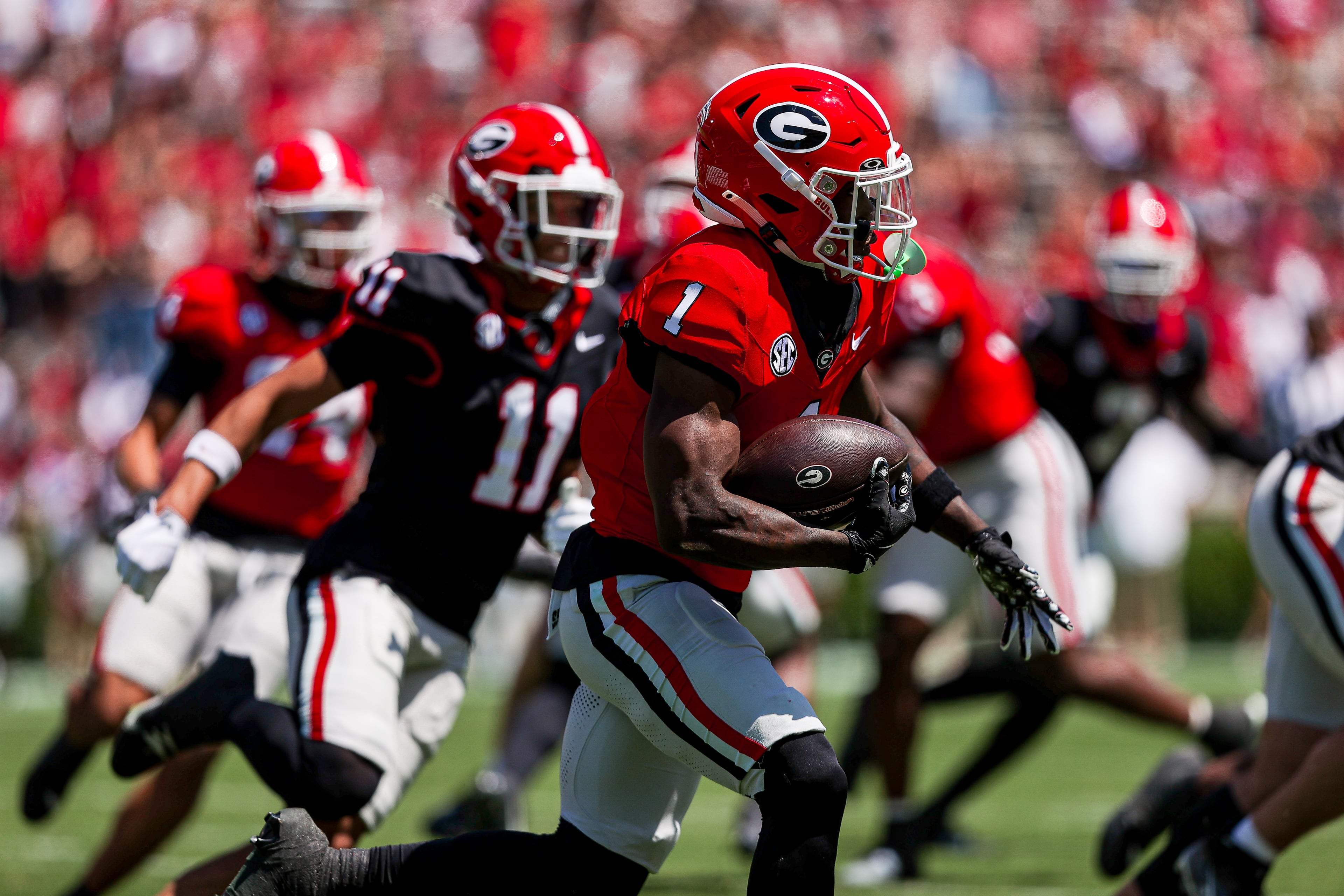 USC transfer Zachariah Branch was Georgia’s splashiest transfer additions this offseason. . (Tony Walsh/UGAAA)