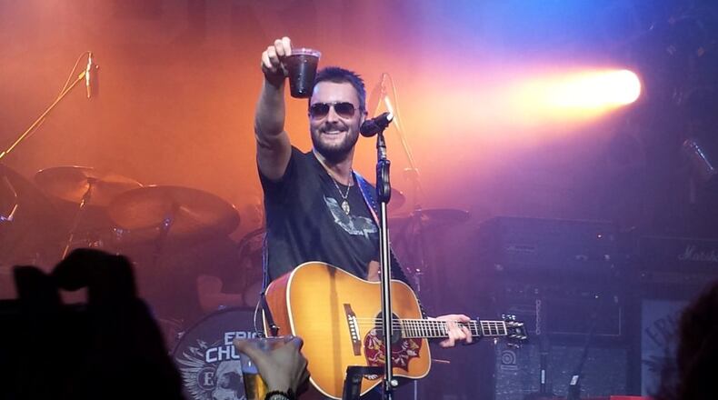 Country singer Eric Church will headline one night of ATLive.