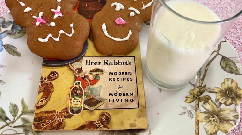 Jim and Pam Auchmutey had fun decorating these molasses ginger cookies. Jim said the cookie on the left “is Blotto Bunny. He’s what happens when a bunny drinks too much Red Hare stout.” CONTRIBUTED BY JIM AUCHMUTEY