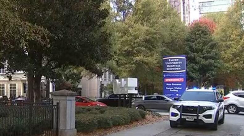 A shooting was reported inside Emory University Hospital Midtown on Friday afternoon.