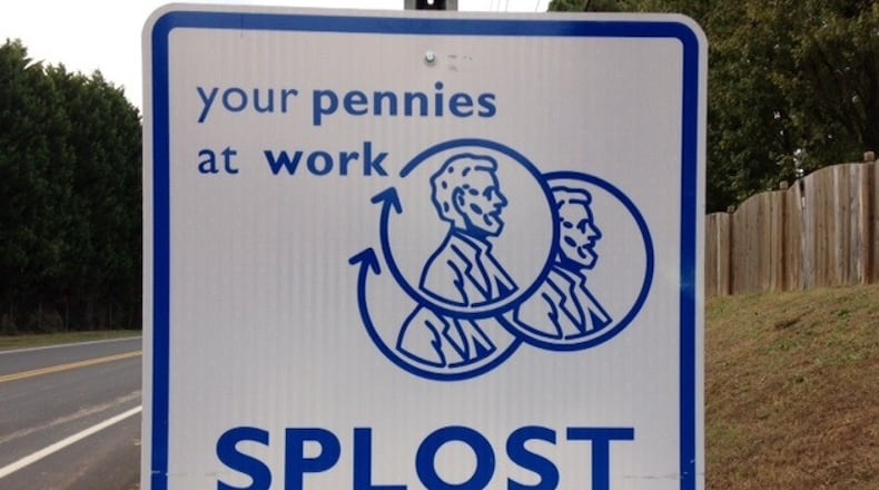 Larenceville report indicates remaining SPLOST funds still available to complete projects. AJC File