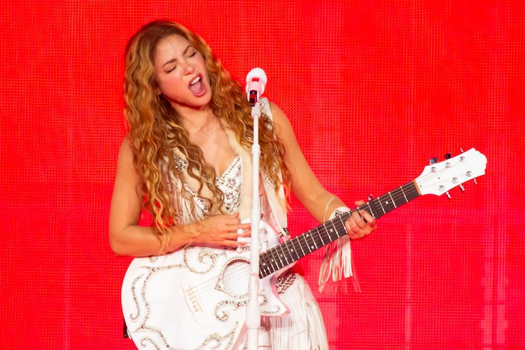 Shakira took part in the World Cup festivities, bringing her Las Mujeres Ya No Lloran World Tour to State Farm Arena. Singing and dancing through countless hits from her 36-year career, the Grammy Award winner dazzled the Atlanta crowd on Friday, June 26, 2026 at State Farm Arena. (Ryan Fleisher for the AJC)