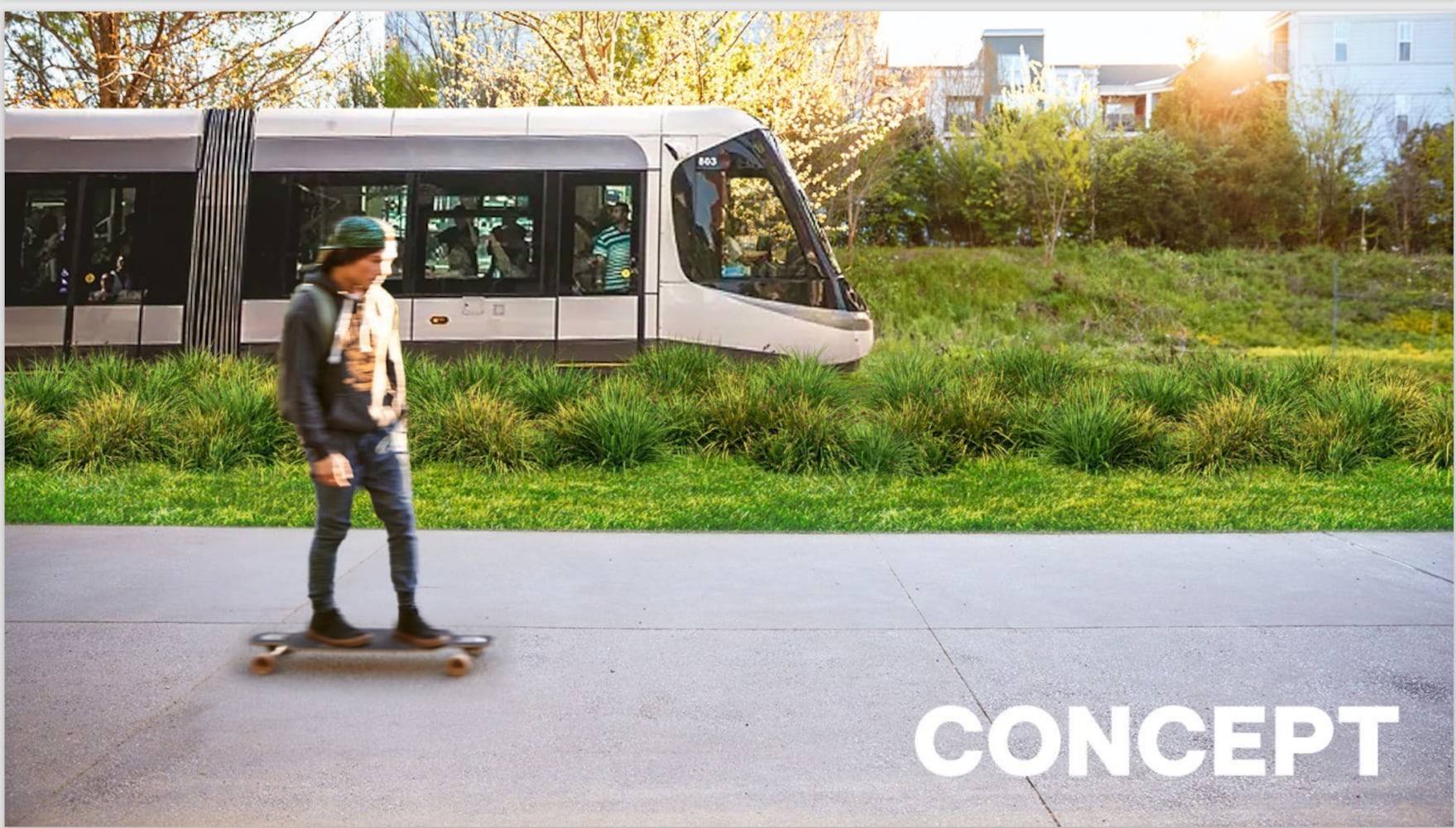Atlanta Beltline rapid transit concept