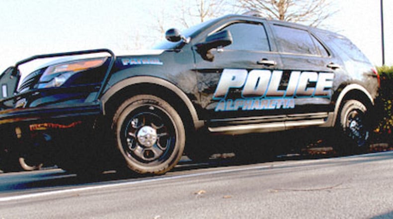 A police crusier from the Alpharetta Police Department (Photo by the Alpharetta Police Department)