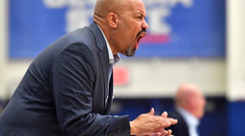Rob Lanier coached Georgia State to the Sun Belt East Division title. AJC file photo