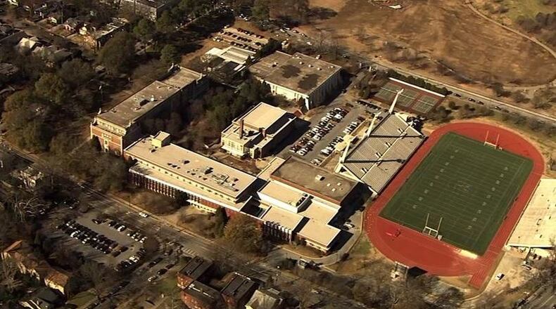 Atlanta police are searching for a former student who entered Grady High School. (Credit: Channel 2 Action News)