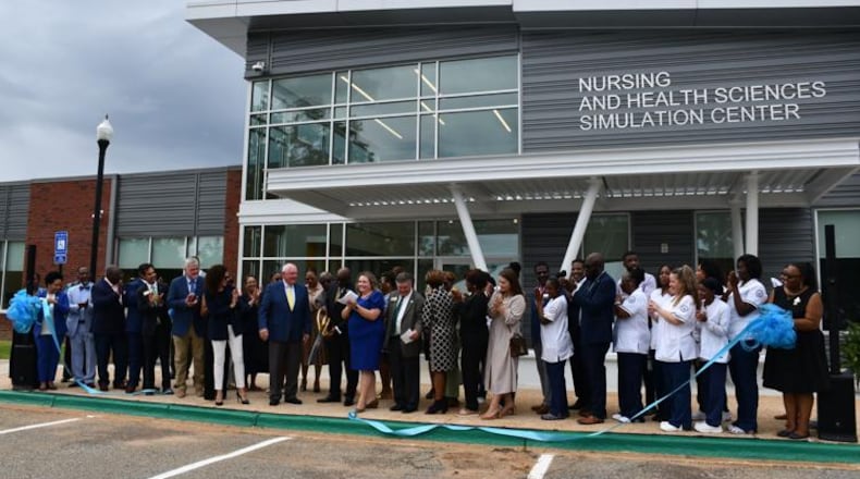 Albany State University held its ribbon-cutting ceremony for its new Nursing and Health Sciences Simulation Center. (Photo Courtesy of Lucille Lannigan)
