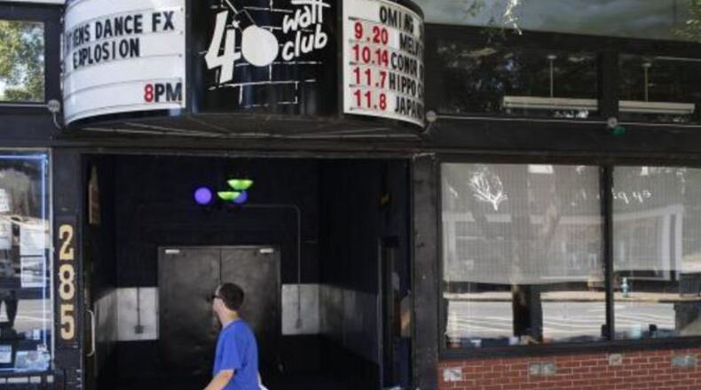 The 40 Watt Club in Athens was hit with a burglary last week. (Credit: Athens Banner-Herald)